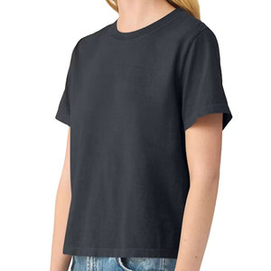 Camiseta Corta Azul Claro Lisa para Mujer, Diseño Personalizado de Ropa, Camiseta Corta NUEVA - Product Image 6