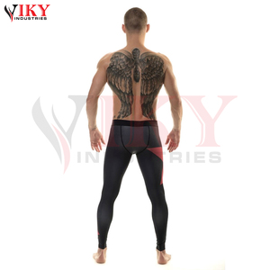 Lightweight Newest Trendy Product Best Quality Comfortable Hand Made Men's Active Running Wear MMA <b>Compression</b> <b>Leggings</b> - Product Image 6