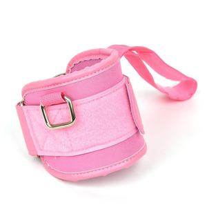 Sangle de cheville avec fixation par câble pour exercices de résistance, manchette réglable à fermeture auto-agrippante, en néoprène et nylon, unisexe - Product Image 1