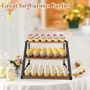 Cupcake <b>Stand</b> Metal Black <b>Cake</b> <b>Stand</b> Metal Cupcake Tower <b>3</b> <b>Tier</b> Halloween Cupcake <b>Stand</b> Black <b>Cake</b> <b>Stand</b> - Product Image 6