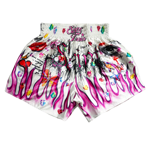 OEM Custom Logo Sublimation Muay Thai Boxing <b>Shorts</b> Premium Satin <b>Kickboxing</b> Fight Trunks Wholesale MMA Martial Arts <b>Shorts</b> - Product Image 1
