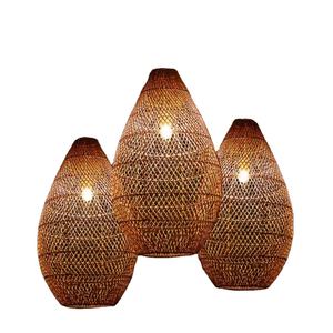 Vietnam Handwoven Natural Bamboo Trendy New Lampshade Cheap Wholesale Sustainable Wicker Pendant <b>Light</b> For Living Room & Bedroom - Product Image 6