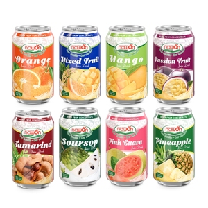Product of Vietnam Tropical Juice Drink Canned Juice Not From Concentrate Nawon HALAL <b>Beverage</b> Brand OEM Private Label Service - Product Image 1