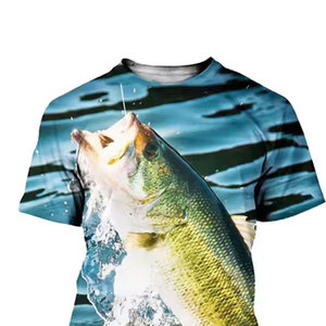 Custom Logo <b>Performance</b> Shirts Protection Uv Sun <b>protective</b> Polyester Spandex Fishing Shirts Quick Dry Sublimation Print UPF50 - Product Image 4