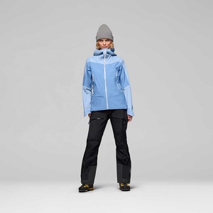 Veste imperméable pour femme, coupe-vent à capuche, respirante, séchage rapide, pour randonnée, logo personnalisé, écologique, coque rigide - Product Image 2