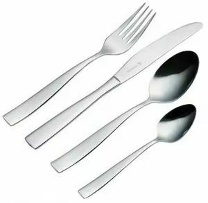 Premium Lifestyle <b>Dining</b> Collection Metal Cutlery <b>Set</b> for Contemporary Living <b>Spaces</b> - Product Image 3