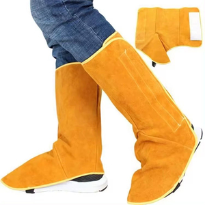 Couvre-chaussures de soudage personnalisables avec embout en acier, fermeture à sangle, anti-étincelles, résistants à la chaleur et antidérapants - Product Image 4