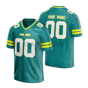 Maillot de football américain sur mesure, maillots de sport, broderie, vêtements de sport d'extérieur, hip-hop, coupe ample, rouge, nouveauté, film HOT - Product Image 4