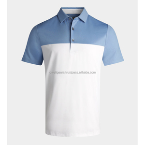 Camisas para Hombre al por Mayor, Logotipo Personalizado Bordado en la Espalda, Seda/Algodón de Secado Rápido, Fabricante de Ropa OEM al por Mayor - Product Image 1