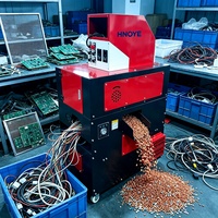 Machine de recyclage de fil de cuivre 90 kg/h pour câbles de voiture et déchets de fils de communication