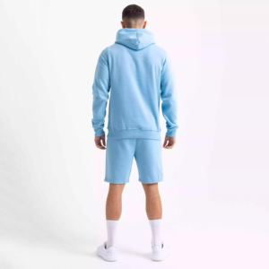 Ensemble de survêtement pour homme, sweat à capuche et short, manches longues, coton molletonné, respirant, décontracté, logo personnalisé, vente en gros, OEM, haute qualité - Product Image 5