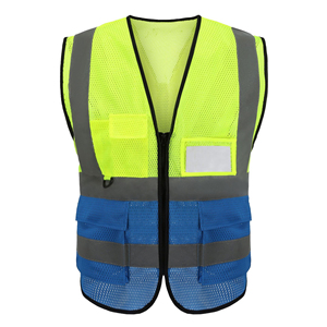 Gilet de sécurité réfléchissant imperméable de classe 2 SELF INDUSTRIES avec éclairage LED haute visibilité, logo personnalisé, gilet de travail - Product Image 6