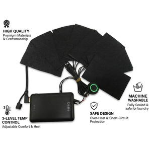 Factory Custom USB Charging Thermal <b>Electric</b> <b>Heated</b> Pads for Clothes <b>Jacket</b> Vest Coat - Product Image 2