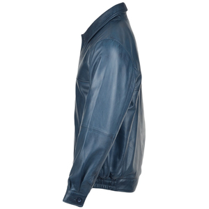 Veste en cuir véritable pour homme, best-seller de l'hiver, durable, avec logo sur le devant, vêtements décontractés et services OEM à bas prix - Product Image 6