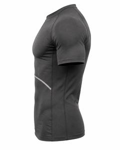 Camiseta Deportiva de Compresión para Hombre, Precio al por Mayor, Absorbe la Humedad, para Gimnasio y Fitness, con Logotipo Personalizado Disponible - Product Image 4
