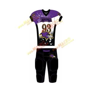 ชุดยูนิฟอร์มอเมริกันฟุตบอลไซส์ใหญ่ แห้งเร็ว ระบายอากาศ ป้องกันรังสียูวี ผลิตจากโพลีเอสเตอร์ พร้อมเสื้อหมายเลข  ขายส่ง - Product Image 1