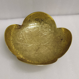 Antique Finishing Metal Fruit Bowl Table Top Decoration Accessories Dinner Centerpieces Decorative Fruit Server Bowl - Product Image 2