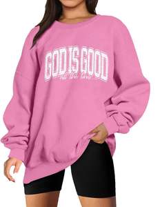 Nueva Llegada: Sudaderas Personalizadas para Mujer, Estilo Oversize, Manga Larga, Felpa de Algodón, Ropa Casual Urbana, Cómoda y Holgada para Otoño e Invierno - Product Image 4