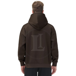 ออกแบบโลโก้ของคุณเอง เสื้อฮู้ดน้ำหนักเบา ไซส์ใหญ่ ผ้าฝ้าย 100% สำหรับฤดูหนาว สวมใส่สบาย คุณภาพดีเยี่ยม ดีไซน์ใหม่ - Product Image 4