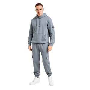 Vente en gros de survêtement pullover pour hommes sweat-shirt à poches multiples avec pantalon de jogging préfet pour tenue décontractée OEM logo personnalisé disponible - Product Image 5