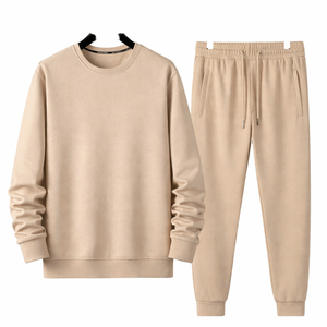 Sudadera de manga larga con cuello redondo y puños acanalados - Product Image 3