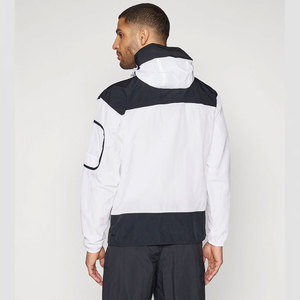 New Arrival Custom Fashion Men Half Zipper Windbreaker Hooded <b>Jacket</b> Lightweight Winter Waterproof Outdoor Sports <b>Jacket</b> - Product Image 2