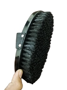 Heavy Duty Equine Curry Comb Horse Coat Grooming Shedding <b>Massage</b> Cleaning Brush Portable Horse Curry Comb With Custom Logo - Product Image 1