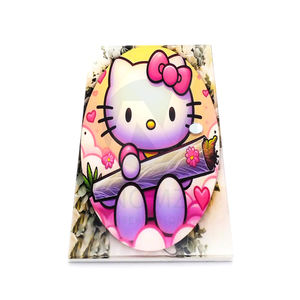 Últimas Extensiones de Pestañas con Logotipo Personalizado, Bandejas de Pestañas de Acrílico y Vidrio Ecológicas, Diseño de Azulejos de Hello Kitty, Soporte para Extensiones de Pestañas - Product Image 5