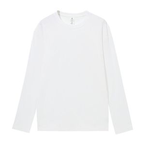 Camiseta de Hombre de Algodón Tejido, Manga Larga, Cuello Redondo, Corte Regular, Estilo Casual, Moderna y Lujosa, Ajuste Perfecto, Colección de Moda - Product Image 4