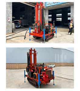 새로운 260 미터 디젤 엔진 이동성 물 우물 드릴링 장비 220V 펌프 모터 기어 박스 베어링 코어 건설 산업 - Product Image 5