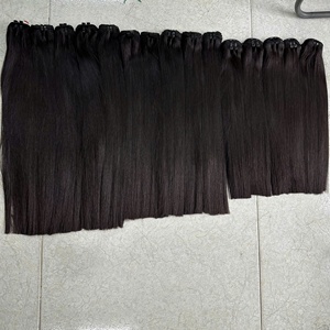 Cabello humano vietnamita 100% de fibra sintética mixta sin enredos, color lujoso liso a granel, superventas - Product Image 2