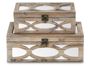 Wooden Luxury Mirror <b>Storage</b> Decorative Fancy <b>Box</b> for Table Decoration New Luxury <b>Storage</b> <b>Box</b> Supplier for Gift Packing <b>Storage</b> - Product Image 4