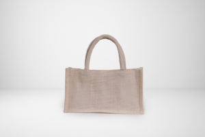 Sac en jute personnalisé avec 3 compartiments, élégant et écologique, idéal pour les cadeaux et les fêtes, au meilleur prix - Product Image 4