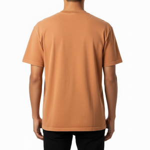 Camisetas al por mayor, extragrandes, con cuello redondo, de tela gruesa, de alta calidad, lisas para imprimir, para hombre, con servicio OEM - Product Image 3