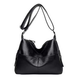 Bolso Tote de Lujo para Mujer, Diseño Vintage de Boston, en Cuero Genuino, Impermeable, con Asa Superior y Correa Cruzada, con Logotipo Personalizado - Product Image 2