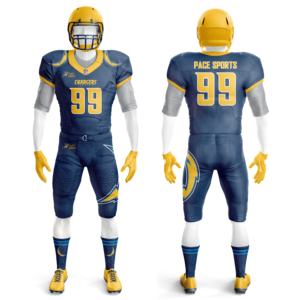 Nouveau design d'uniformes de football américain pour jeunes Sublimation personnalisée en violet et blanc grande taille prix - Product Image 6