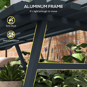 Banc en aluminium bleu vibrant, léger et à lattes, idéal pour les espaces extérieurs, centres commerciaux, fermes, cours et jardins - Product Image 5
