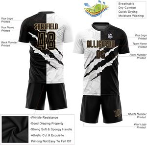 Camisetas de Fútbol Personalizadas, Camisetas y Pantalones Cortos de Fútbol para Hombres, Jóvenes, Mujeres y Niños, Uniformes de Equipo con Nombre y Número Impresos - Product Image 3
