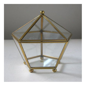 Designer Decorative Metal Jewelry <b>Box</b> Handcrafted <b>Keepsake</b> Case for Rings Necklaces and Trinkets - Product Image 5