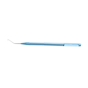 Seibel Chopper RHD, Punta en Forma de Bola, 122 mm de Longitud, Mango Redondo de Titanio, Instrumento Microquirúrgico Oftálmico de Precisión - Product Image 1