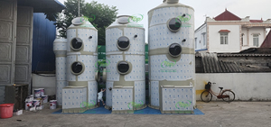 เครื่องกรองฝุ่นแบบเปียกคุณภาพสูง ผลิตจากโพลีโพรพิลีน (PP) พร้อมปั๊ม  ความจุการไหลของอากาศ 20000 ลูกบาศก์เมตร/ชั่วโมง  ประสิทธิภาพการกรอง 95-98% - Product Image 2