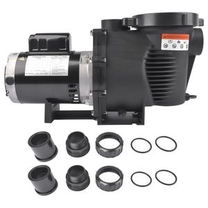 ปั๊มสระว่ายน้ำแบบความเร็วเดียว 0.75HP 115/230V ป้องกันการกัดกร่อนสำหรับสระว่ายน้ำและสปา-W3SP2605X7 - Product Image 1