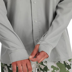 Chemise boutonnée de pêche personnalisée à manches courtes UPF 50 pour hommes Chemises de pêche à séchage rapide pour la chasse en plein air pour hommes - Product Image 4