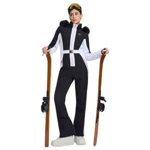 Traje de esquí para mujer, mono de una pieza, ajustado, aislado, impermeable y cortavientos, para snowboard y esquí en invierno - Product Image 3