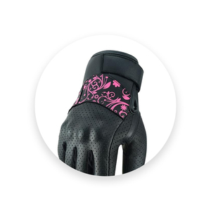 Guantes de cuero para motocicleta, guantes unisex ligeros, transpirables e impermeables para motocross y Dirt Bike - Product Image 3