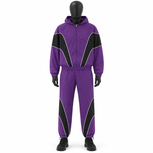 Ensemble de survêtement respirant en nylon anti-rides deux pièces pour l'été, coupe-vent, marque privée, vente en gros - Product Image 1