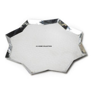 Bandeja Navideña Rectangular Rústica de Metal Galvanizado con Asas para Decoraciones de Bodas, Fiestas y Festivales - Product Image 3