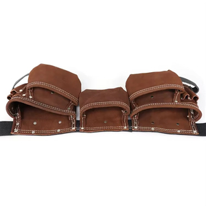 Professional Best Quality <b>Tool</b> Bag With Belt for Sale Premium Quality Men's PU <b>Leather</b> <b>Tool</b> Kit Belts - Product Image 2