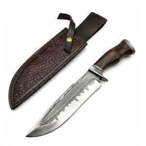 Cuchillo de Carnicero Artesanal de Acero con Alto Contenido de Carbono, Mango de Madera, Herramienta de Cocina - Product Image 1