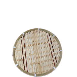 Plateau mural décoratif en bambou fait main, écologique, naturel, rond et ovale, qualité alimentaire, réutilisable, vente en gros Vietnam - Product Image 6